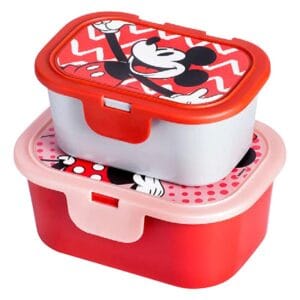 JOGO DE 2 POTES TAMPA FIXA DISNEY