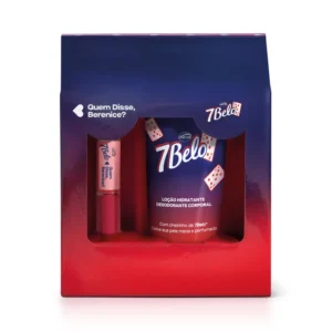 Kit QDB 7Belo: Batom Duo Gloss 4ml + Loção Corporal 100ml