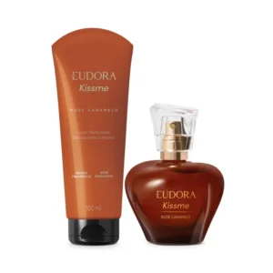 Combo Kiss Me Nude Caramelo: Colônia 50ml + Loção Corporal 100ml