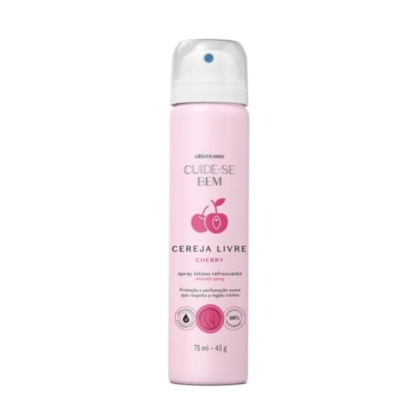 Spray Íntimo Refrescante Cuide-se Bem Cereja Livre Cherry 75ml