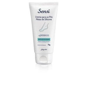 Hidratante Creme para os Pés Jequiti Sensi Meias de Silicone, 75g