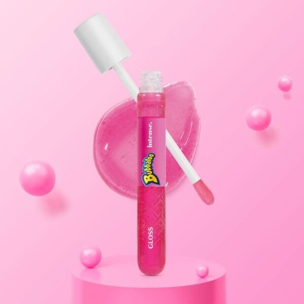 Gloss Labial Rosa Tutti Frutti Intense Bubbaloo 5ml - Imagem 2