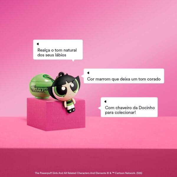 Creamy Balm Labial Marrom Toda Docinho QDB As Meninas Super Poderosas 5g - Imagem 5