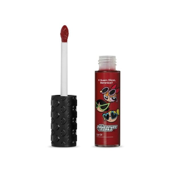 Lip Oil Vermelho Me Sigam Meninas QDB As Meninas Super Poderosas 9,5ml