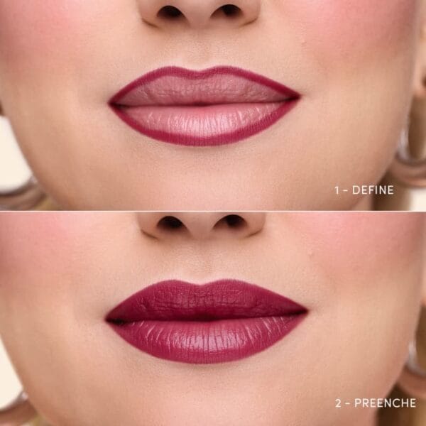 Batom Malva Duo Perfect Match Niina Secrets 1,65g - Imagem 2
