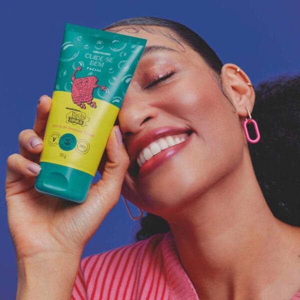 Geleia de Limpeza Facial Cuide-se Bem Bom Esponja 150g - Imagem 3