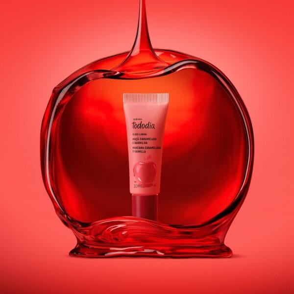 Gloss Labial Tododia Maçã Caramelada e Baunilha - Imagem 3