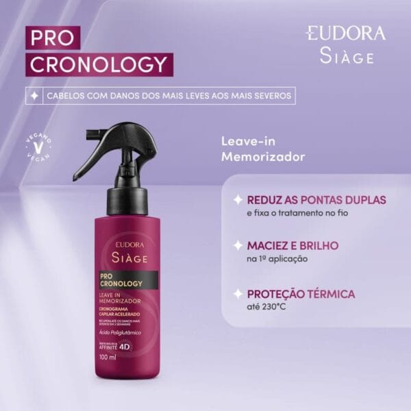 Leave in Memorizador Siàge Pro Cronology 100ml - Imagem 5