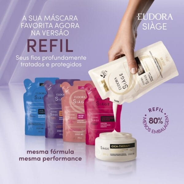 Refil Máscara Capilar Siàge Cica-Therapy 250g - Imagem 2