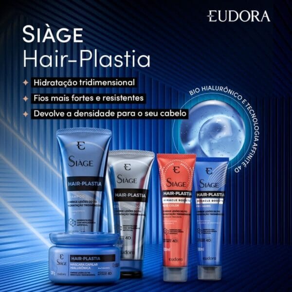 Combo Siàge Hair Plastia Shampoo + Condicionador - Imagem 2