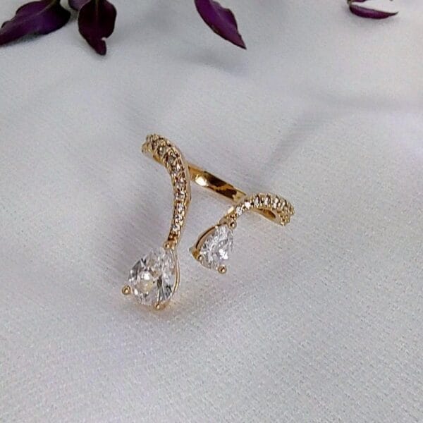 Anel Elegante Gota - n°14 - Imagem 6