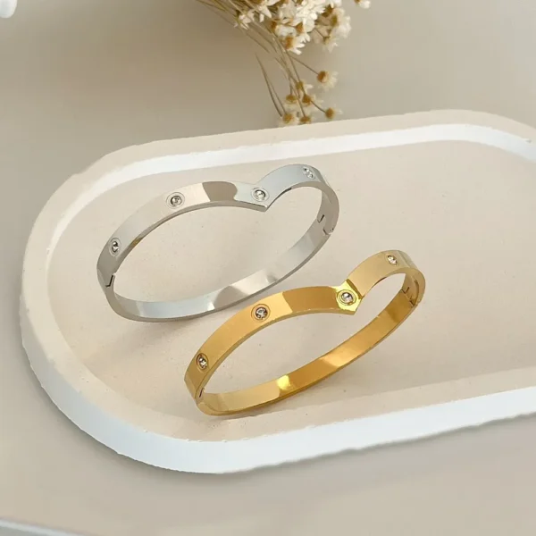Bracelete mulher maravilha em aço inoxidável - Imagem 3
