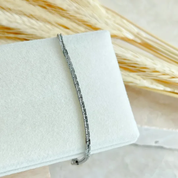 Pulseira linha laminada em aço inoxidável - Imagem 4
