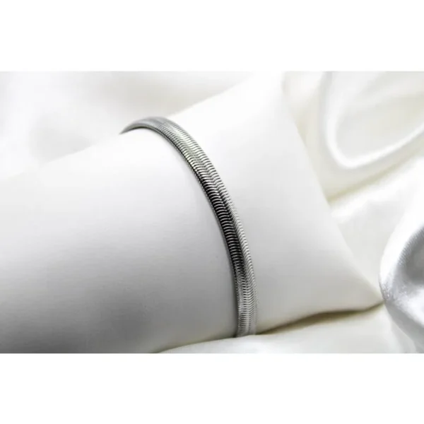 Pulseira snake em aço inoxidável - Imagem 2