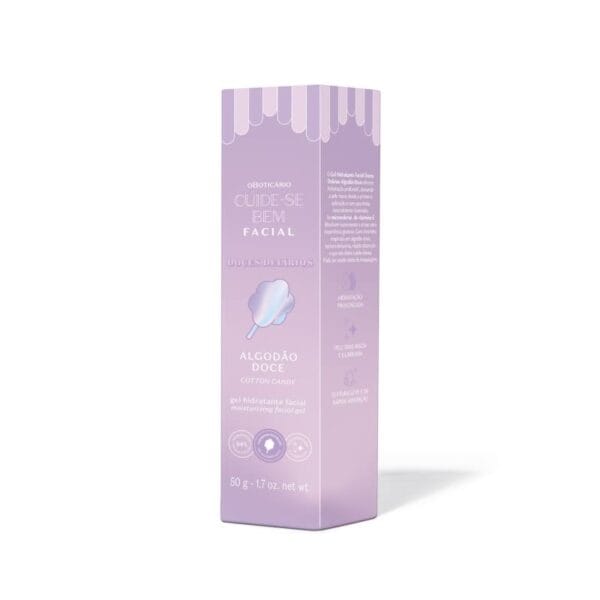 Gel Hidratante Facial Cuide-se Bem Doces Delírios Algodão Doce 50g - Imagem 5