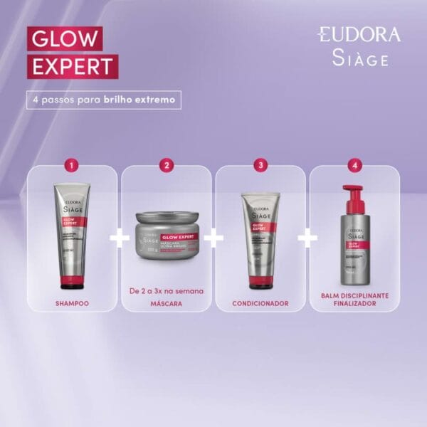 Balm Disciplinante Finalizador Capilar Siàge Glow Expert 100ml - Imagem 7