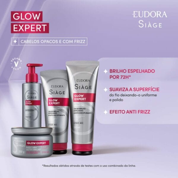 Balm Disciplinante Finalizador Capilar Siàge Glow Expert 100ml - Imagem 2