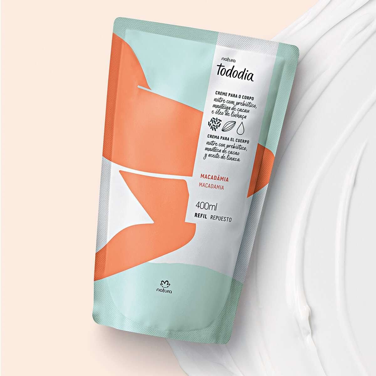 Refil Creme Nutritivo Corporal Tododia Macadâmia - Imagem 2