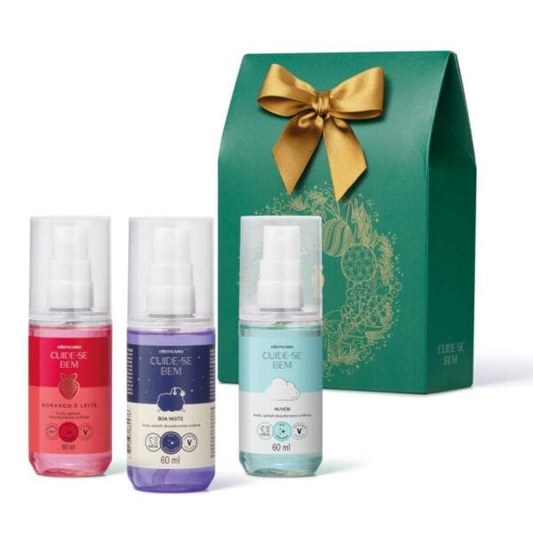 Presente Natal Cuide-Se Bem Mini Splashes (3 itens)