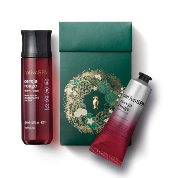 Presente Natal Nativa Spa Cereja Rouge (2 itens)