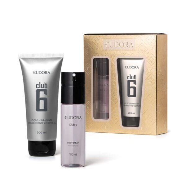 Presente de Natal Club 6: Body Spray 100ml + Loção Corporal 200ml