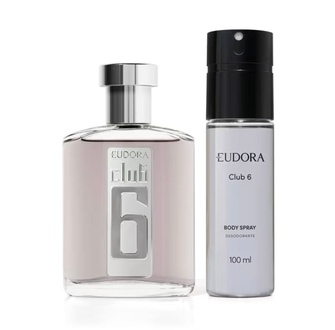 Combo Club 6: Colônia 95ml + Body Spray 100ml