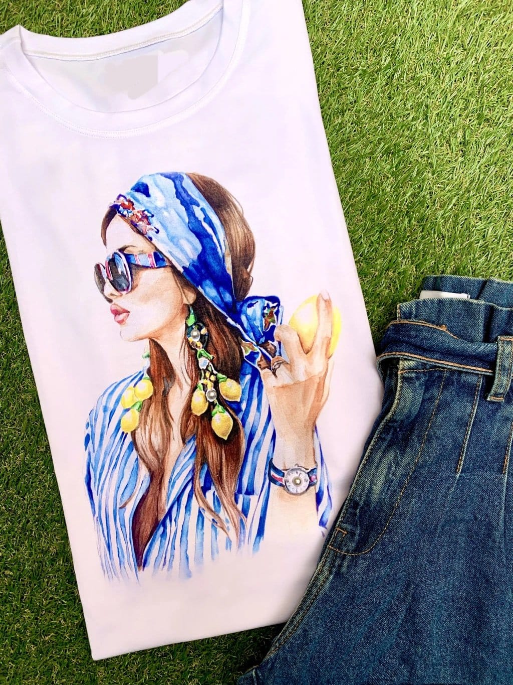TSHIRT MULHER PINTURA VERÃO