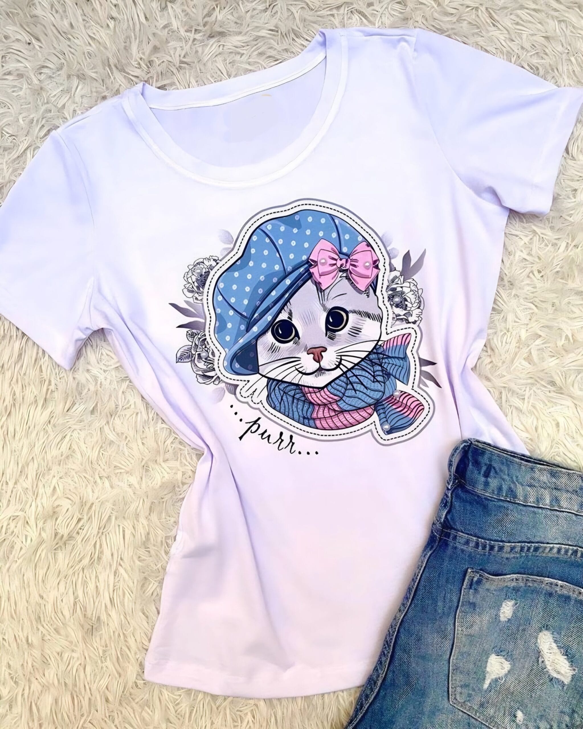 GATINHA...PURR... (PÉROLA NA ESTAMPA)