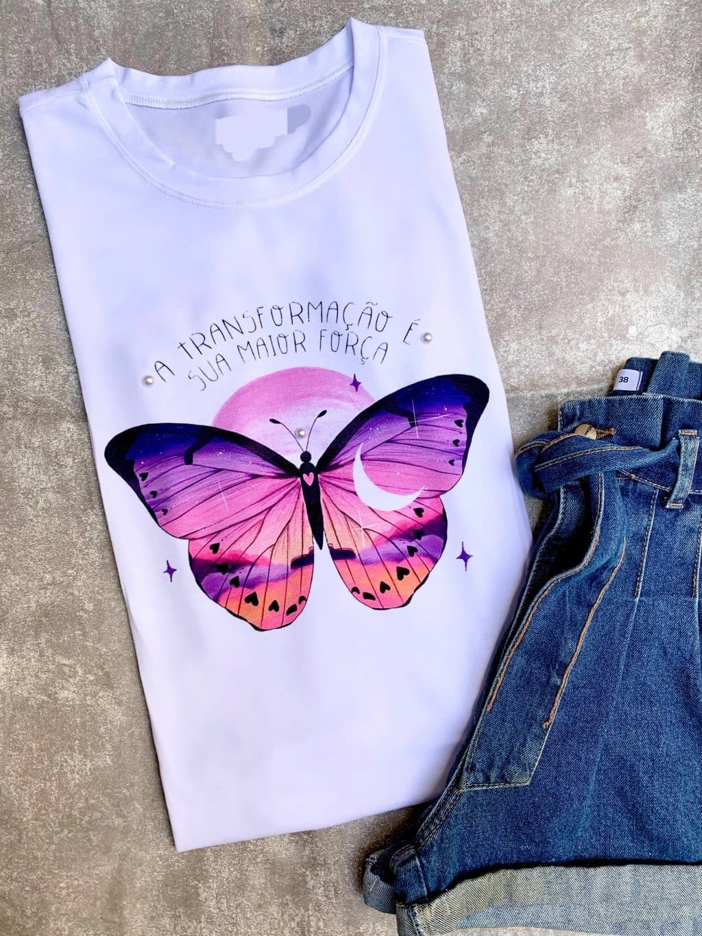 TSHIRT A TRANSFORMAÇÃO É SUA MAIOR FORÇA