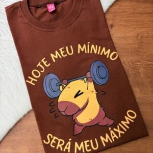 TSHIRT ACADEMIA CAPIVARA