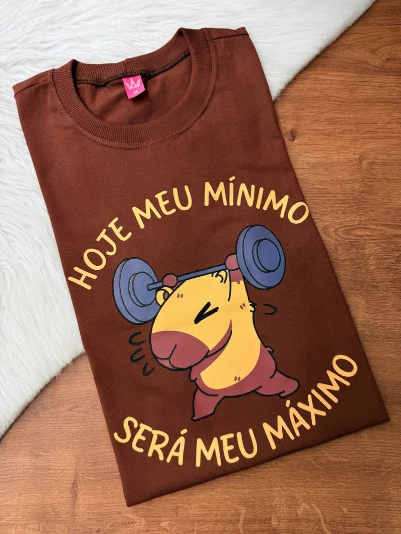TSHIRT ACADEMIA CAPIVARA