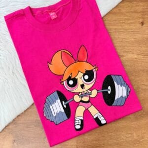 TSHIRT ACADEMIA PODEROSA ROSA