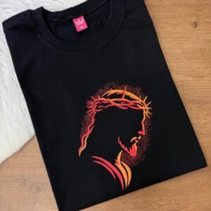 TSHIRT DESENHO ROSTO JESUS