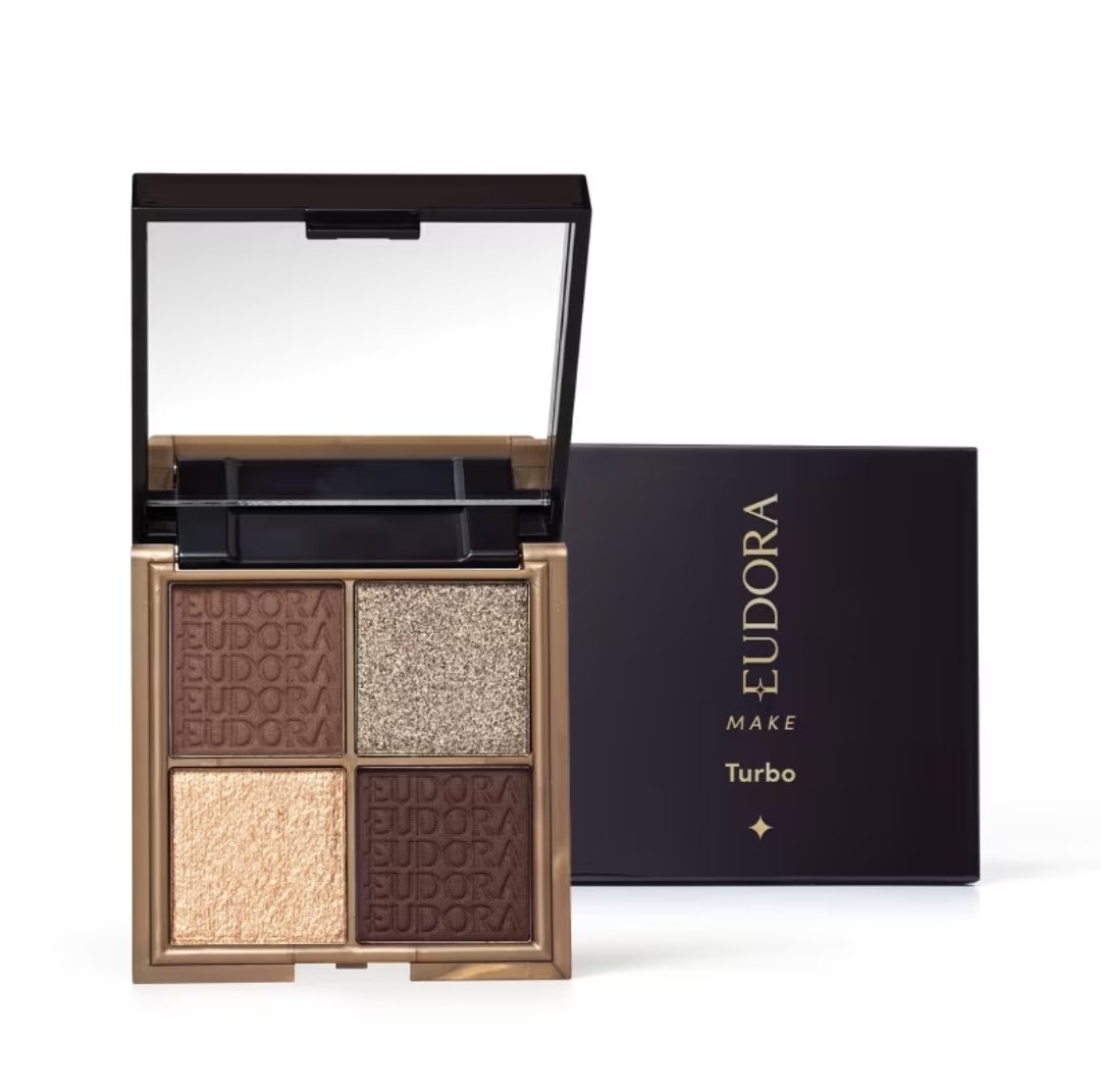 Paleta de Sombras Quarteto Turbo Eudora Make 8g