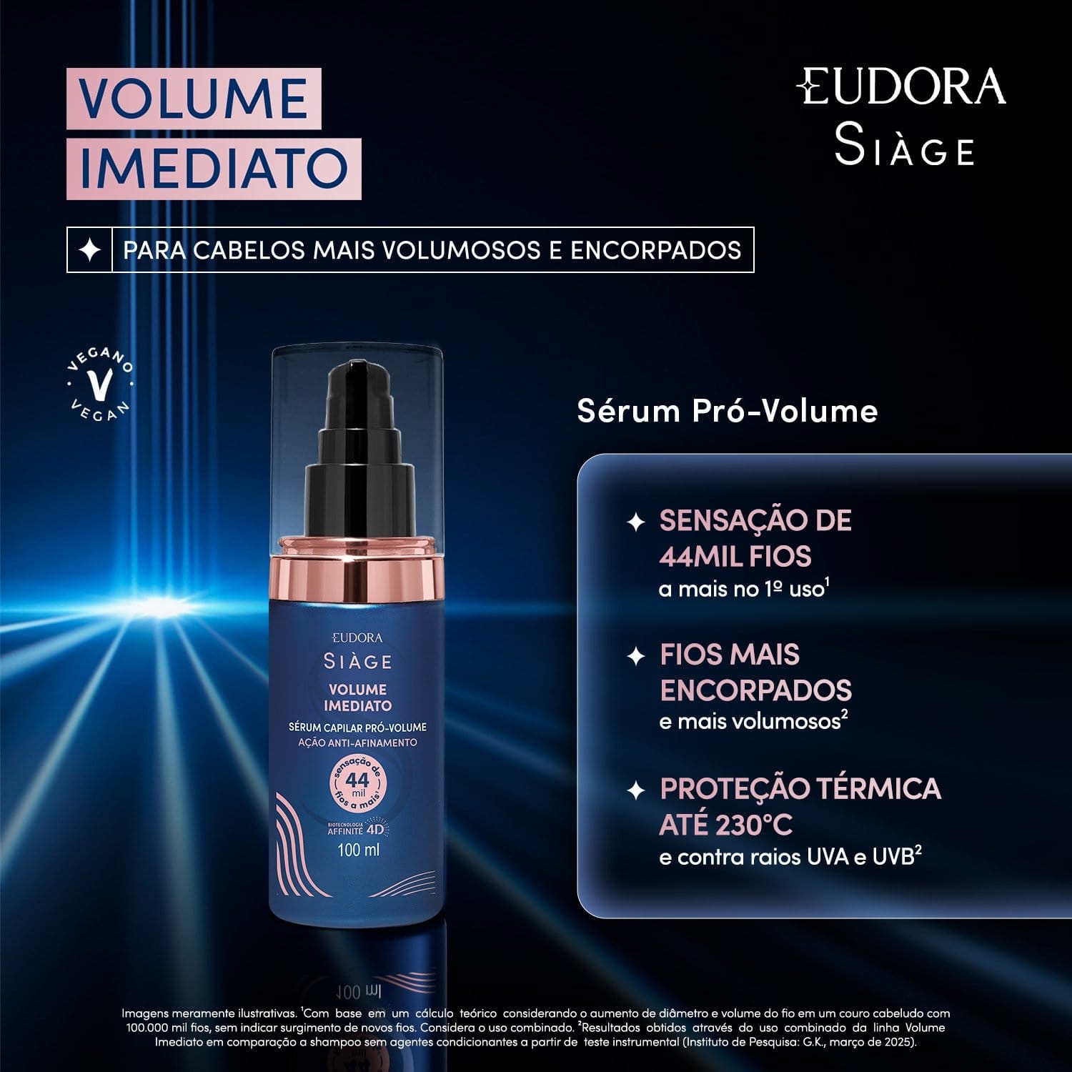 Sérum Pró-Volume Siàge Volume Imediato 100Ml - Imagem 4