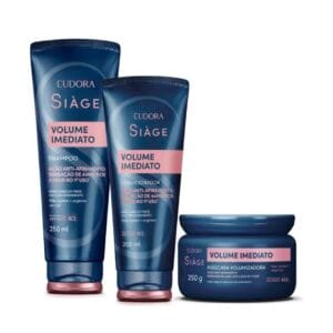 Combo Siàge Volume Imediato: Shampoo 250ml + Condicionador 200ml + Máscara Capilar 250g