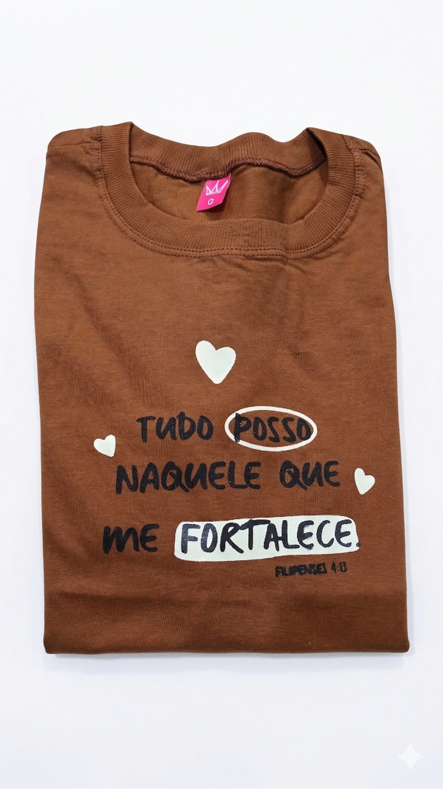 T- shirt 100% algodão - G