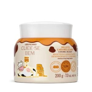 Manteiga Hidratante Corporal Cuide-Se Bem Deleite Caramelizado 200g