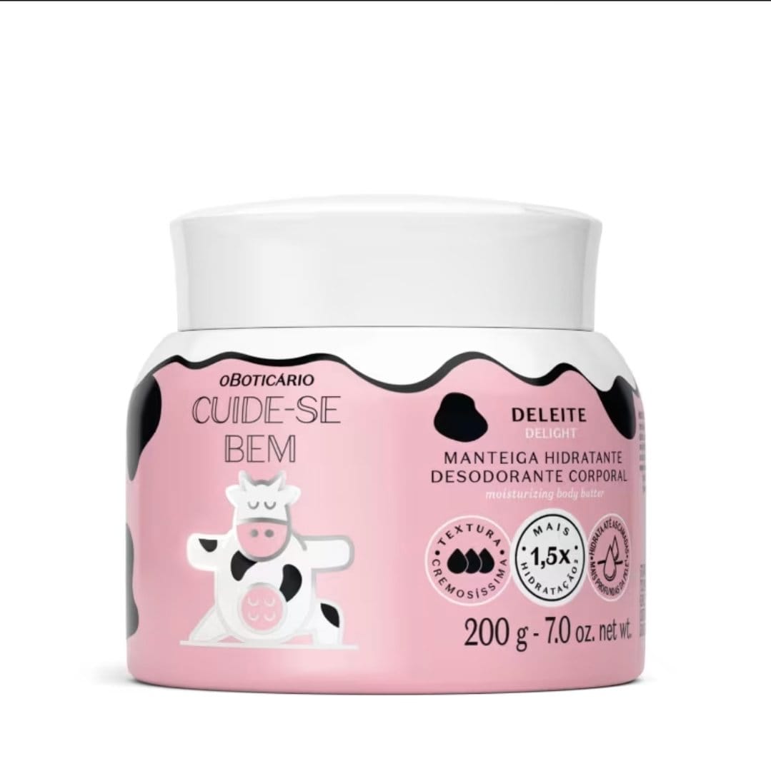 Manteiga Hidratante  Corporal Cuide-Se Bem Deleite 200g