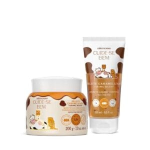 Combo Cuide-Se Bem Deleite Caramelizado: Manteiga Corporal 200g + Sabonete Líquido 150ml