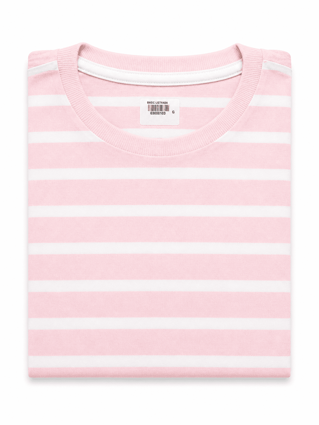 TSHIRT listrada Rosa - G
