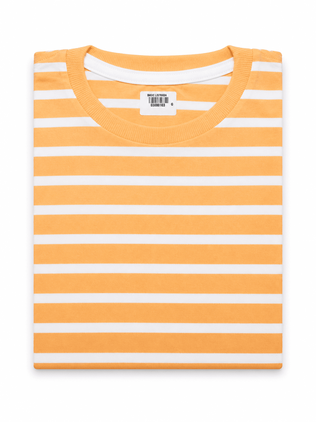 TSHIRT listrada Laranja