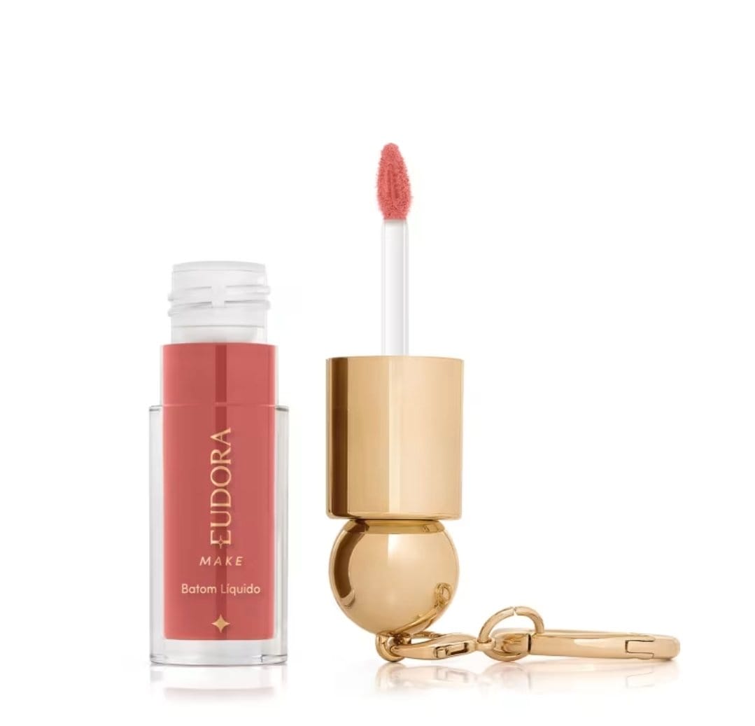 Batom Líquido Cremoso Eudora Make O Diabo Veste Prada Fashion Icon Nude 4ml