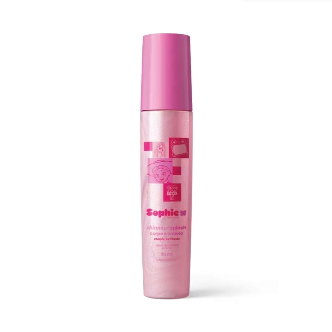 Shimmer Splash Corpo e Cabelo Sophie Toy Story 5 Chapéu Cintilante - 110ml