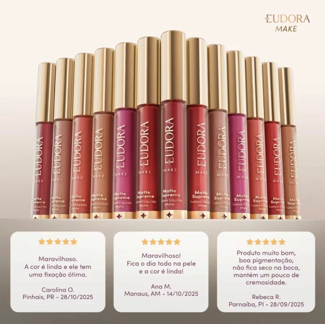 Batom Líquido Matte Supreme Marrom Precioso 4,0ml - Imagem 2