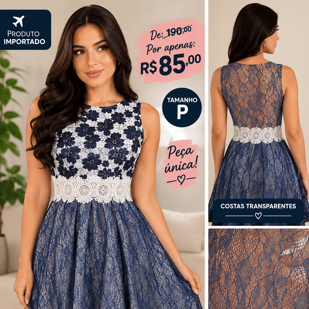 Vestido Rendado