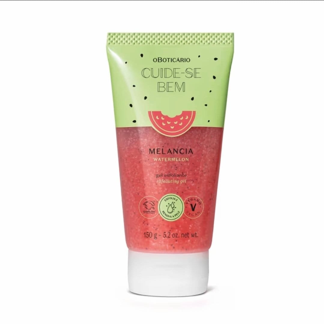 Gel Esfoliante Corporal Cuide-se Bem Melancia 150g