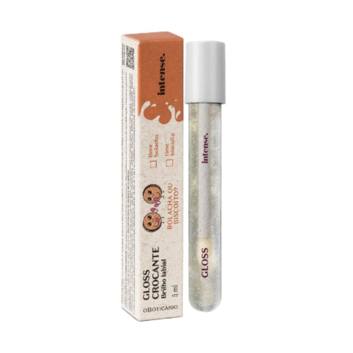 Gloss com Glitter Biscoito ou Bolacha