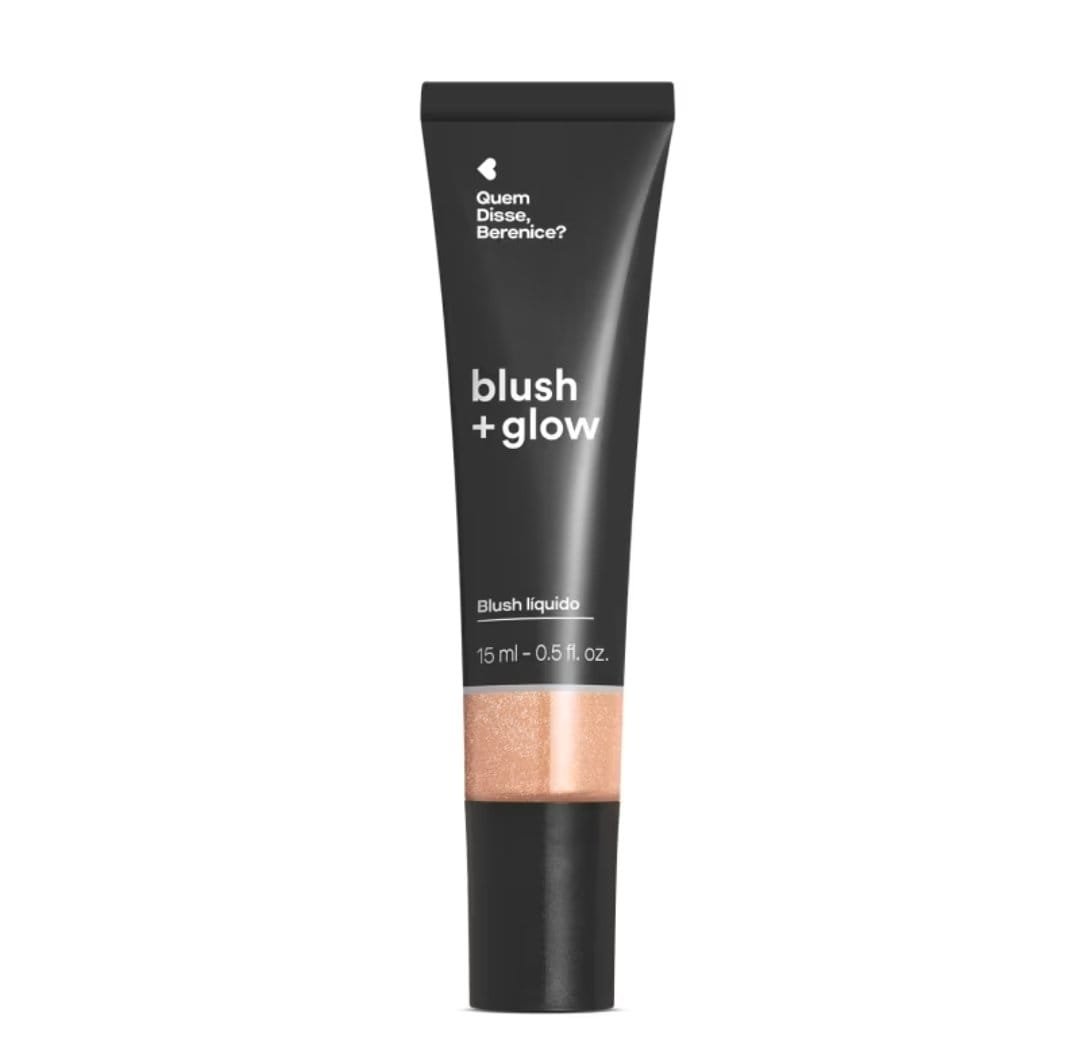 Blush Líquido + Glow Prata Perolin Quem Disse, Berenice? 15ml