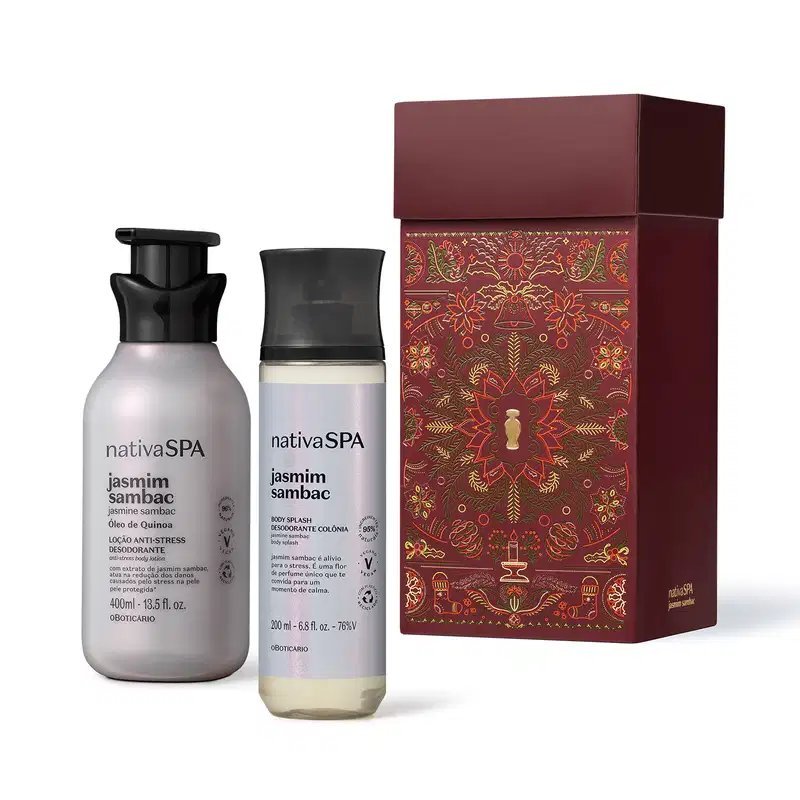 Presente Natal Nativa Spa Jasmim Sambac (2 itens)